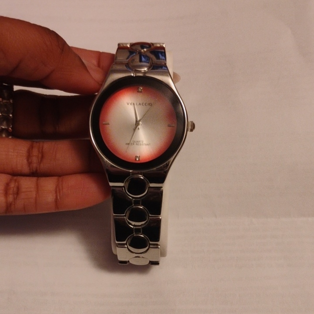 Vellaccio Silver and Red Watch